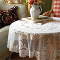 Heritage Lace 43 in. Victorian Rose Round Table Topper VR-4500W